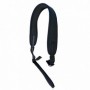 Gun sling HUNTERA black with suede leather details 79-110 cm HDI101BL