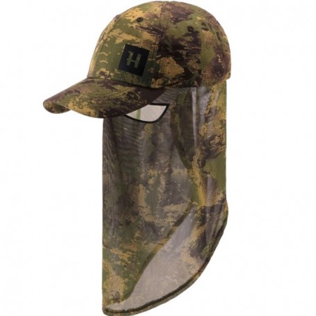 Parforce Cap Gesichtsmaske HARKILA Deer Stalker Camo mit Mesh AXIS MSP, Waldgrün