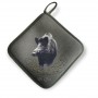 Kitchen WILD ZONE set with wild boar print (green)