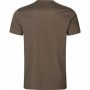 T-Shirt 2er-Pack HARKILA Grafik (braun granit/phantom)