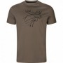 T-Shirt 2-pack HARKILA Graphic (brown granite/phantom)