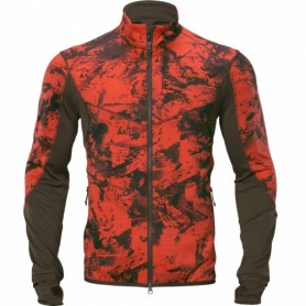 Fleece jacket HARKILA Wildboar Pro camo (AXIS MSP® wildboar orange/shadow brown)
