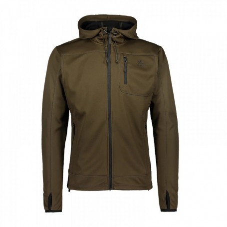 Hoodie jacket ALASKA Sniper (moss brown)