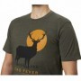 T-Shirt SEELAND Stag Fever Pine green melange