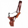 Shoulder holster Falco Sig Sauer P320M17 leather, brown D109-SSP320M17-R-BR