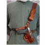 Shoulder holster Falco Sig Sauer P320M17 leather, brown D109-SSP320M17-R-BR