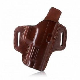 Pistol case Falco Glock 19 GEN5 leather, brown C205-G19-R-BR
