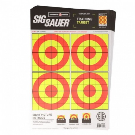 Parforce Papierzielscheibe Sig Sauer Training 15 x 15 cm (12,5 Zoll x 19 Zoll) 8300884