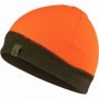 Cap SEELAND Reversible fleece (pine green/Hi-vis orange) one size