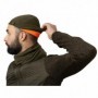 Cap SEELAND Reversible fleece (pine green/Hi-vis orange) one size