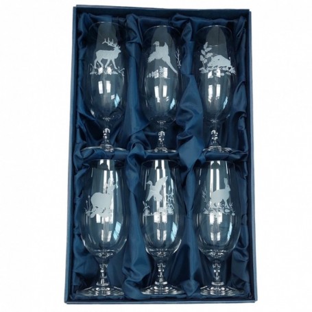 Beer glass set St. Hubert KOZAP (460ml x 6pcs)