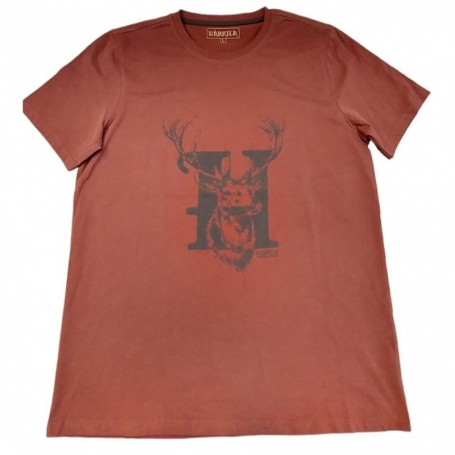 T-shirt HARKILA Odin Stag (fired brick)