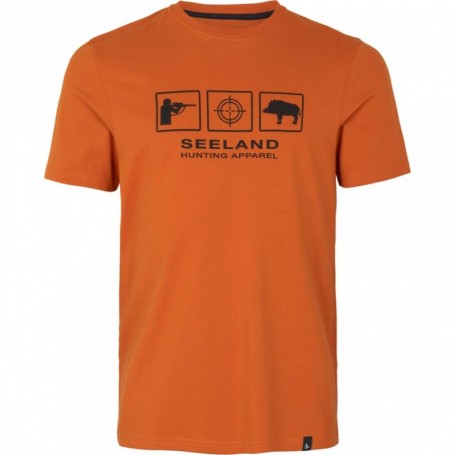 Parforce T-Shirt SEELAND Lanner (Goldene Flamme)