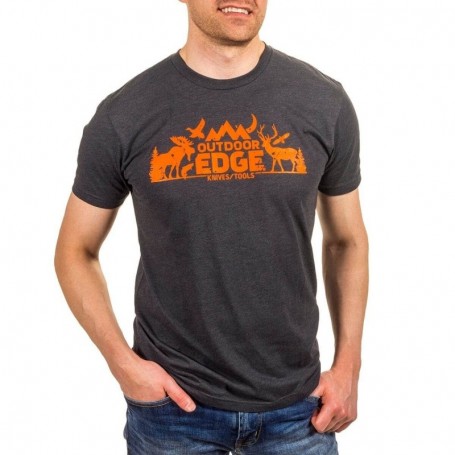 Parforce T-Shirt Outdoor Edge Nordamerikanische Spiel Grün (T-AG-L)