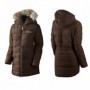 Woman jacket HARKILA Expedition Down (Shadow brown)