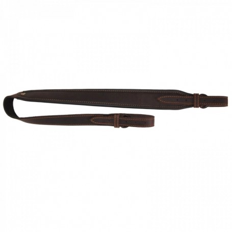 Gun sling AKAH leather, anti slip, 103cm (brown)