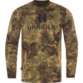 T-Shirt HARKILA Deer Stalker camo L/S AXIS MSP Forest grün