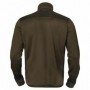 Fleece Jacket HARKILA (Willow green/Deep brown)