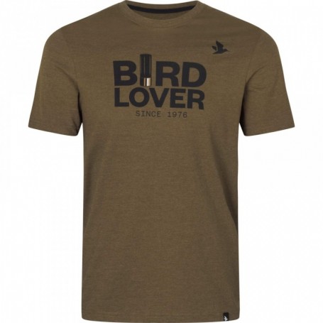 Parforce T-Shirt SEELAND Bird Lover (Dunkles Oliv meliert)