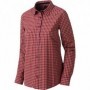 Shirt HARKILA Selja Lady L/S (cherry red check)