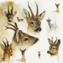 Napkins with roebuck (20 pcs.)