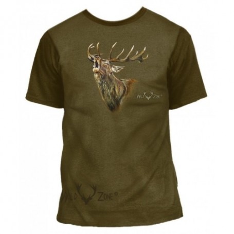 Parforce T-Shirt WILD ZONE mit Roaring Deer Print