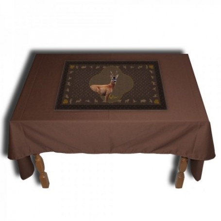 Parforce Tischdecke WILD ZONE mit rehmotiv (140x140 cm)