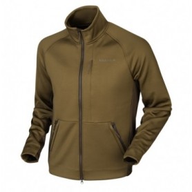 Fleece jacket HARKILA Borr Hybrid (dark olive/willow green)