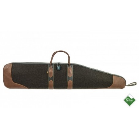 Parforce Waffenetui AKAH Loden mit Elchleder 110 cm x25 cm