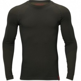 Undrewear Harkila Base active L/S O-Ausschnitt (Dunkle Weide grün)